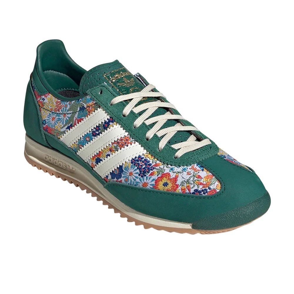 Adidas Women's SL 72 OG Lace Up Sneakers, Liberty of London Floral, Size 5.5